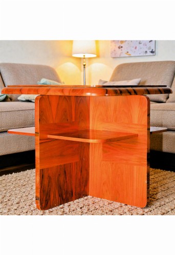 Stolik klubowy art déco. Wyposażenie hotelu Rialto, Warszawa. Używane meble hotelowe, wyposażenie hotelu, wyprzedaż mebli hotelowych. meblerialto.pl