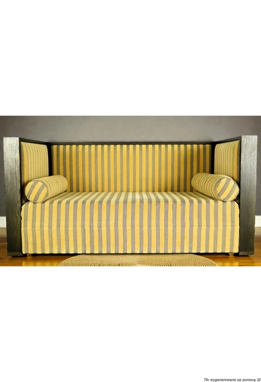 Kanapa klubowa drewniana tapicerowana 176 cm art déco Baloo Nobilis. Wyposażenie hotelu Rialto, Warszawa. Używane meble hotelowe, wyposażenie hotelu, wyprzedaż mebli hotelowych. meblerialto.pl